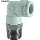 チヨダ ファイブSUSメイルエルボ 白 10mm・R3/8 FS10-03MLW 1個 ▼313-7341