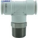チヨダ ファイブSUSメイルブランチティ 白 10mm・R3/8 FS10-03MTW 1個 ▼313-7350