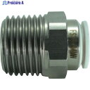チヨダ ファイブSUSメイルコネクタ 白 10mm・R1/2 FS10-04MW 1個 ▼313-7406