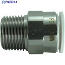 チヨダ ファイブSUSメイルコネクタ 白 12mm・R3/8 FS12-03MW 1個 ▼313-7589