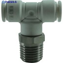 チヨダ ファイブSUSメイルブランチティ 白 6mm・R1/4 FS6-02MTW 1個 ▼313-7953