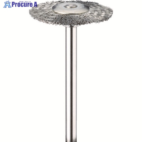 Minimo 非磁性ステンレスブラシ ホイール φ23 (3本入) FD1201 1パック ▼499-3918