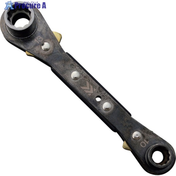 フジ矢 板ラチェットレンチ(黒金) FRS-11-BG 1丁 ▼622-2024