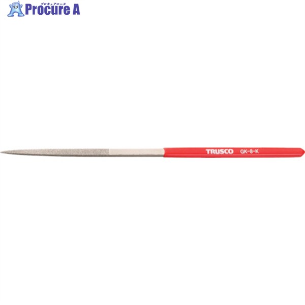 TRUSCO ダイヤモンドヤスリ 鉄工用#140 角 1本入 全長200mm(8本組サイズ) GK-8-K 1本 ▼117-6871