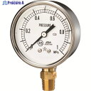 右下 グリセリン入圧力計 圧力レンジ0~40MPa 接続部サイズR1/4 GLT-217-40MPA 1個 ▼137-5045