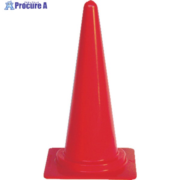 トーグ ソフトカラーコーン赤 GSU-70R 1本 ▼354-5679