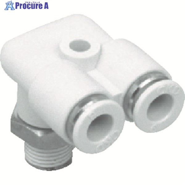 CKD チューブ継手 ニュージョイント FY 適合チューブ外径4×4 接続口径R1/8 GWFY4-6 1個 ▼401-4260