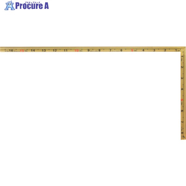 SK 金曲尺 1尺6寸 快段目盛 両同目 GSDD-16SKD 1本 ▼420-2410