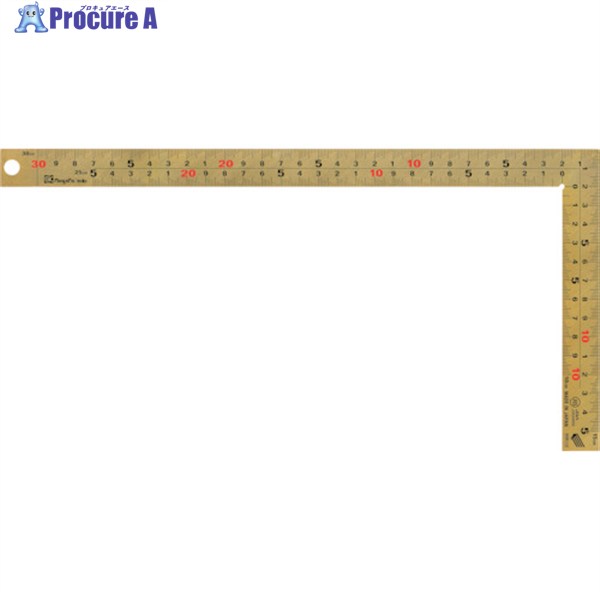 SK 金曲尺 30cm 快段目盛 厚手広巾 GMT-30CKD 1本 ▼420-3951