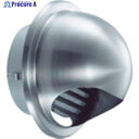 U.K ステンレス製丸型フード付ガラリ150 適用パイプ内径145〜160mm GN-150S-HL 1個 ▼431-3542