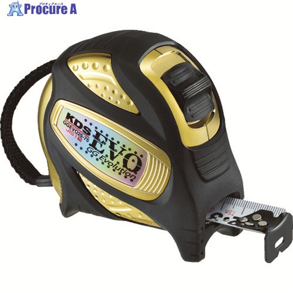 KDS コンベックス ダブルジーEVО25巾 7.5m GGEVO25-75 1個 ▼448-4398