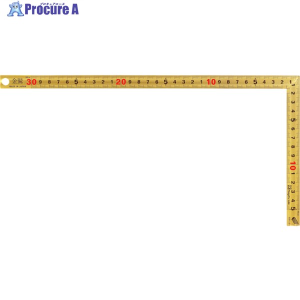 SK 金曲尺 30cm/1尺 快段目盛 併用目盛 GSHD-3010KD 1個 ▼596-4155