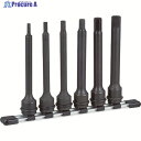 TONE インパクト用ロングヘキサゴンソケットセット(ホルダー付) 6pcs HAH406L 1S ▼810-9173 ●YA513
