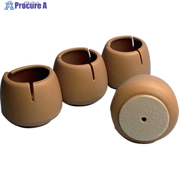 WAKI Wフェルトキャップ丸 GKー703(32-45)4個入 GK-703 1パック ▼855-8185