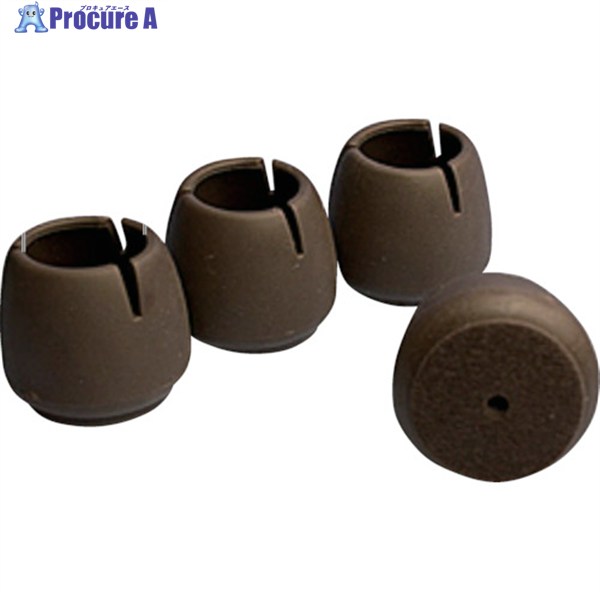 WAKI Wフェルトキャップ丸 GK-712DB(21-32)4個入 GK-712 1パック ▼855-8195