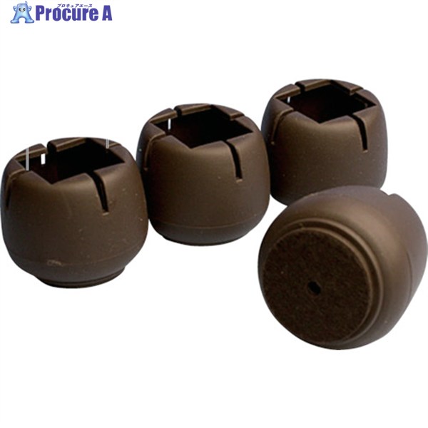 WAKI Wフェルトキャップ角 GK-812DB(24-36)4個入 GK-812 1パック ▼855-8200