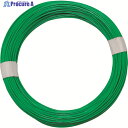 WAKI カラーワイヤー 緑 番手16 線径1.5〜1.6mm 長さ35m IW-343 1巻 ▼135-2242