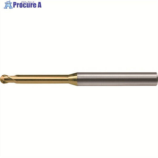 ユニオンツール 2枚刃ショートシャンクロングネックボール R0.5×有効長4×刃長0.8×首径0.98 HSLB2010-040S (245-6031) 1本 ...