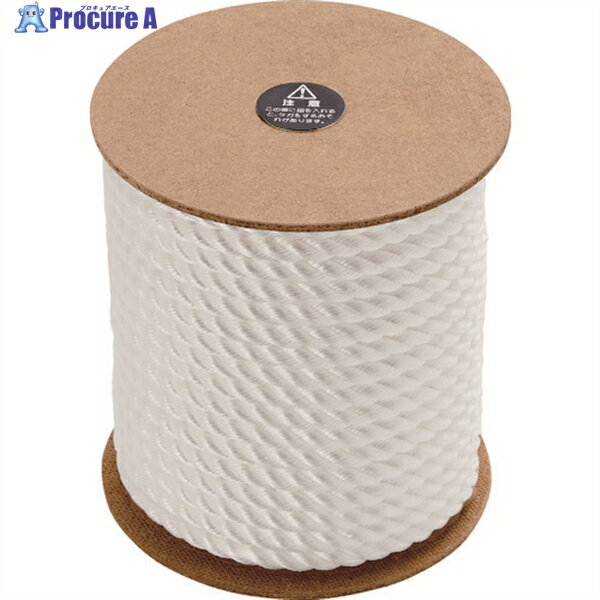 TRUSCO イザナス[[R下]]ロープ3つ打タイプ 線径9mm 長さ30m IZA-930 1巻 ▼161-2274