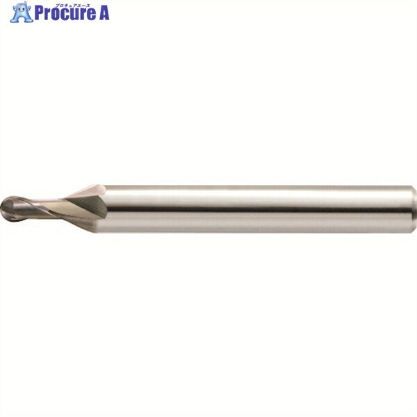 ユニオンツール HMGコート2枚刃高硬度材加工用ボールR0.75×刃長2.25×全長50×シャンク径4 HGB2015-0225 (211-3001) 1本 ▼175-0306