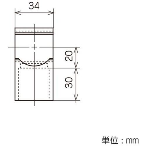 YAZAKI イレクター Φ28 プラスチックジョイント J-59C アイボリー J-59C-S-IVO 1個 ▼216-1161