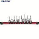 ミトロイ 1/4 ヘックスソケット ホルダーセット 9コマ10点 HH210M 1S ▼342-0372
