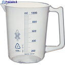 TRUSCO ポリプロピレン青目盛ビーカー 1000ml(取手付) HPB-1000 1個 ▼355-3443