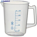 TRUSCO ポリプロピレン青目盛ビーカー 250ml(取手付) HPB-250 1個 ▼355-3444
