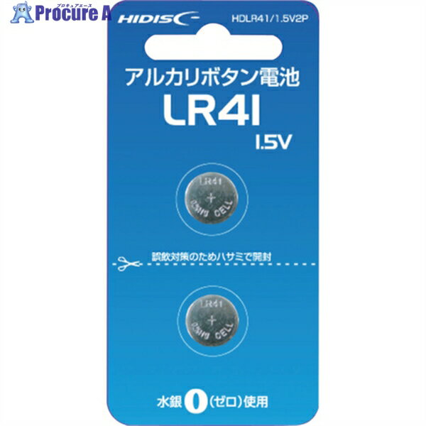 ϥǥ 륫ܥ LR41 1.5V 2ĥѥå HDLR41/1.5V2P 1ѥå 364-7175