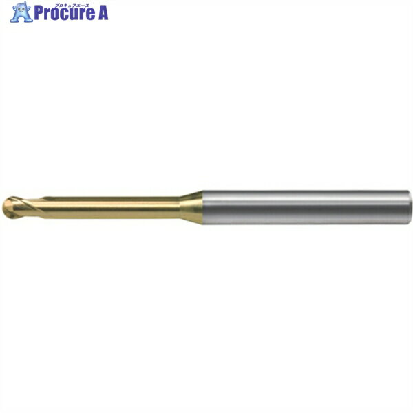 ユニオンツール 超硬エンドミル ロングネックボール R0.75×有効長3×φd4 HSLB2015-030 (245-5153) 1本 ▼394-9486