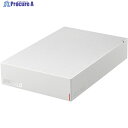 BUFFALO USB3.2(Gen.1)対応外付けHDD 4TB ホワイト HD-LE4U3-WB 1個 ▼429-2142