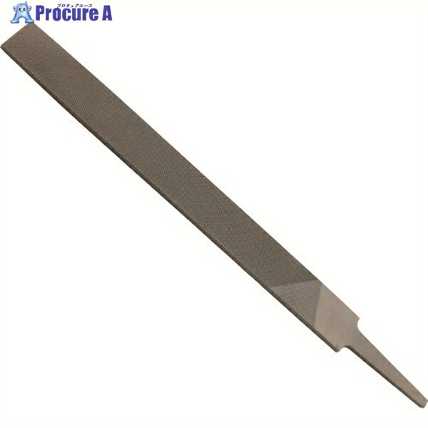 ツボサン 鉄工ヤスリ 200mm 平 細目 HI200-03 1本 ▼433-8499