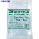 TRUSCO 業務用ひも付きポリ袋0.05X45L 10枚入 HP-0045 1袋 ▼447-3795