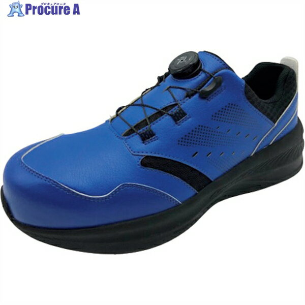 IGNIO ダイヤル式ワークシューズ1013 ブルー28.0cm IGS1013TGF-BL28.0 1足 ▼563-5275