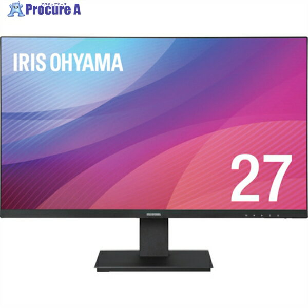 IRIS 105786 液晶ディスプレイ 27V型 ブラック ILD-D27FHH-B 1台 ▼594-2778