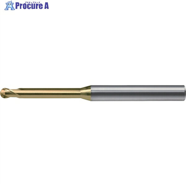 ユニオンツール 超硬エンドミルロングネックボールR2.5×有効長15×φ6 HSLB2050-150 (245-5506) 1本 ▼772-2991