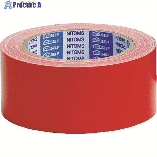 ニトムズ カラー布粘着テープSE赤 J5441 1巻 ▼793-0232