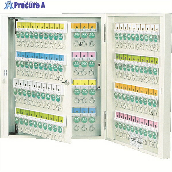 TRUSCO キーボックス 鍵付タイプ ホルダ数160個 K-160 (ホルダースウ 160コ) 1台 ▼000-8338