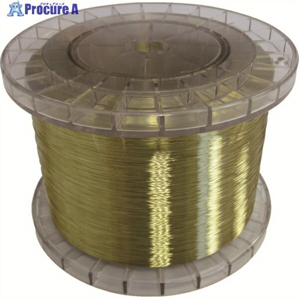TRUSCO 【売切廃番】黄銅ワイヤー 0.3 5Kg巻 国産 JWT030-5 1巻 ▼116-4545 【送料都度見積】※車上渡し