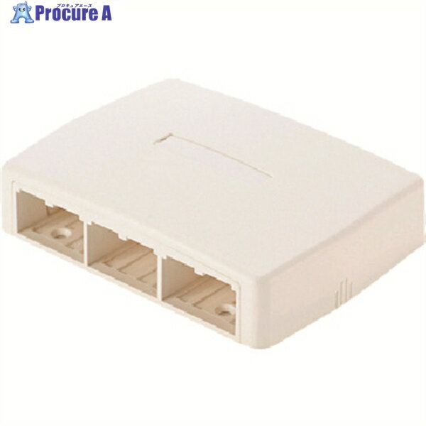 PANDUIT ローゼットボックス シャッターなし 6個口 白 JOQ60000 JOQ60000 1個 ▼147-9030