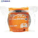 積水 カラークラフトテープ#500WC 38X50 白 K50WW12 1巻 ▼159-3865