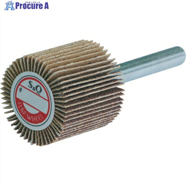 MURAKO 軸付フラップ金具無し 外径25 幅25 軸径6mm 400# KN2525 400 10個 ▼326-4106