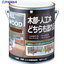 BANーZI 木部・人工木用塗料 ALL WOOD 1.6L チーク 09-30F K-ALW/L16E6 1缶 ▼369-8542