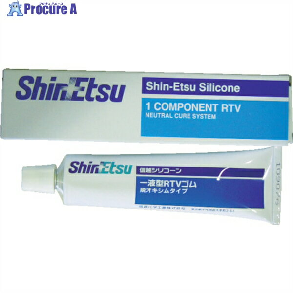 信越 一般工業用シリコーンシーリング剤 100g レッド KE441R-100 1本 ▼423-02