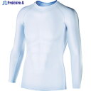 おたふく 冷感・消臭 パワーストレッチ長袖クルーネックシャツ ホワイト M JW-623-WH-M 1着 ▼759-1055