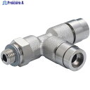 PISCO チューブフィッティング ブラスブランチティ チューブ4 ネジM5×0.8 ゴムHNBR KD4-M5 1個 ▼818-1223