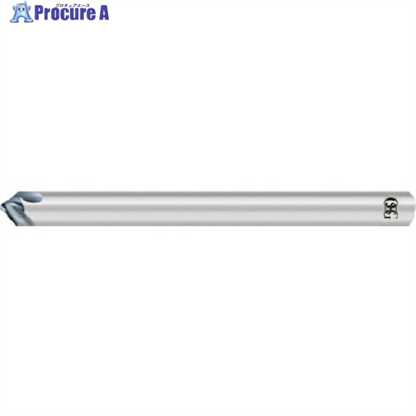 OSG 面取りカッタ ネガタイプ ロングシャンク 3刃 先端径2mm 大端径10mm 全長100mm 9200080 LS-HSCT-N ..