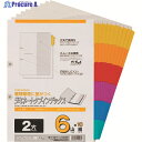 maruman A4 ラミタブ見出し 2穴 6山10組 LT4206F 1組 ▼207-2136