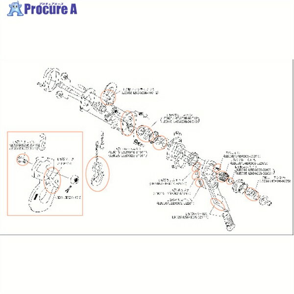 KITO ブレーキバン L5BA063-91511 1個 ▼224-7036