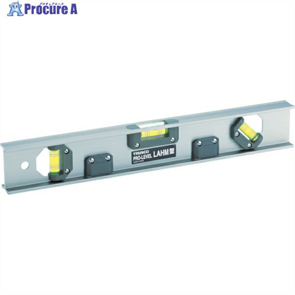 TRUSCO アルミレベル マグネット付 900mm LAHM-900 1個 ▼229-6624